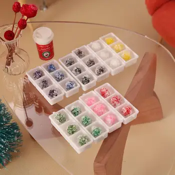 Цветные конфеты в соотношении 1/12 Украшают глиняные миниатюрные конфеты Сладости для микроландшафтного кукольного домика Цветные конфеты 30 шт./компл.