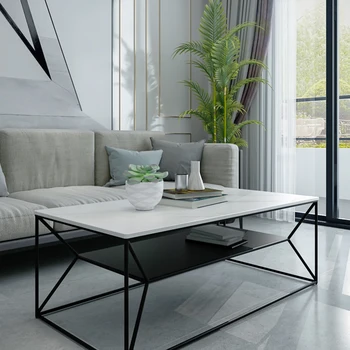 Минималистичный Журнальный столик в скандинавском стиле, Современный Аккуратный пол В среднем углу, Цветочный Столик в гостиной, Мраморная мебель для дома Tisch